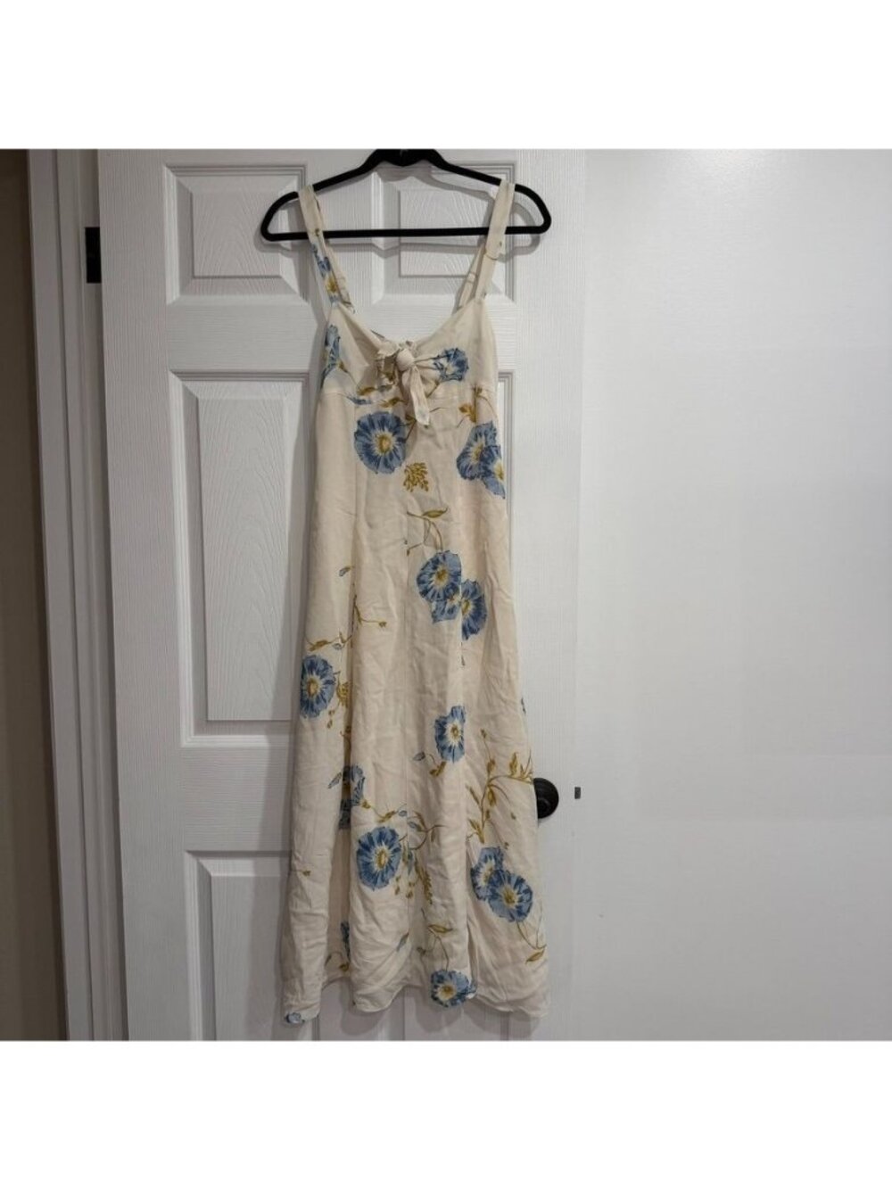 Reformation Floral Tie Front Midi Slip Dress Size 4 NWOT